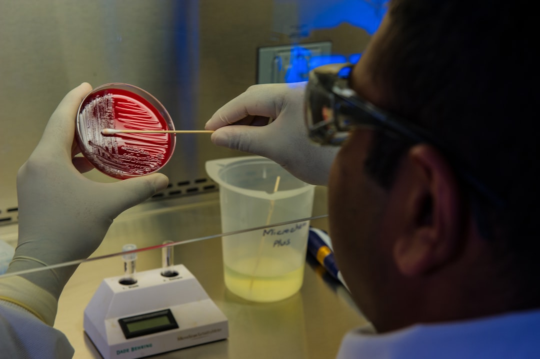A professional laboratory setting where Himalayan salt is being tested for mineral purity